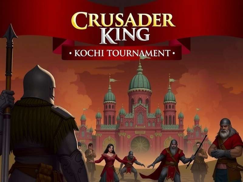 Players competing in the Kerala Strategy Masters tournament for Crusader King Kochi Crusader King Kochi Tournament